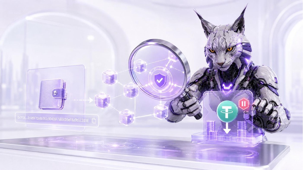Схема связей USDT-кошелька перед переводом