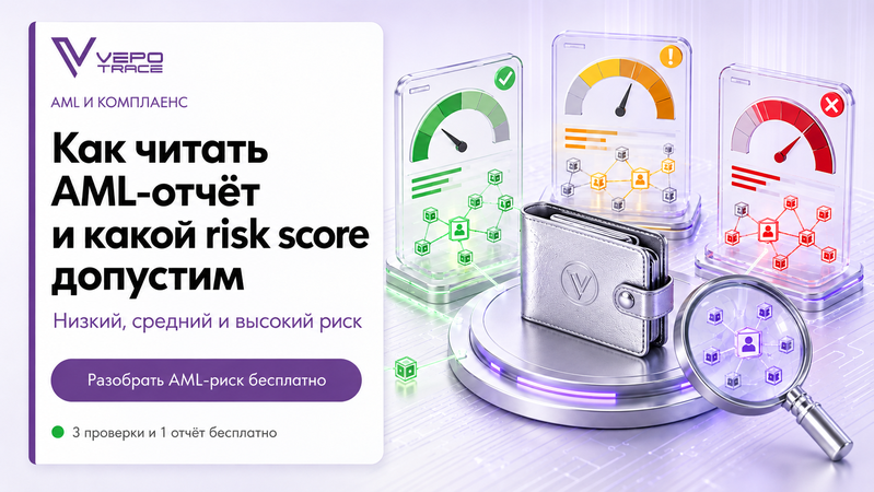 Как читать AML-отчет: что значат низкий, средний и высокий риск и какой risk score допустим